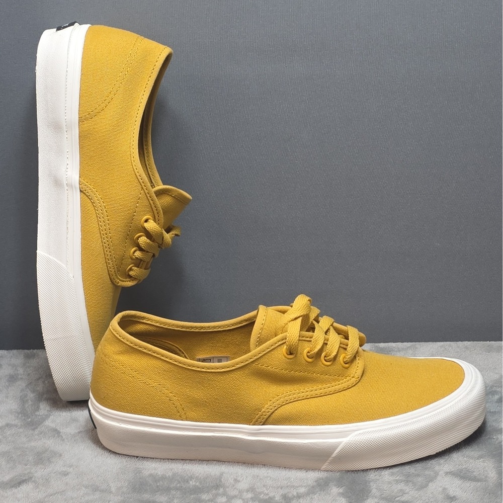 STRAYE Skate Shoes Mustard Yellow Low Men's US 9 J874-0720 Lace-up